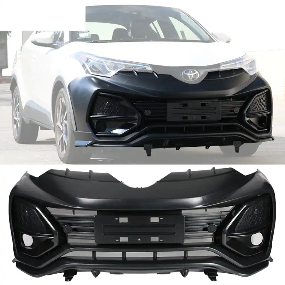 2018-2019 Toyota C-HR H Style Unpainted Front Bumper Cover PP