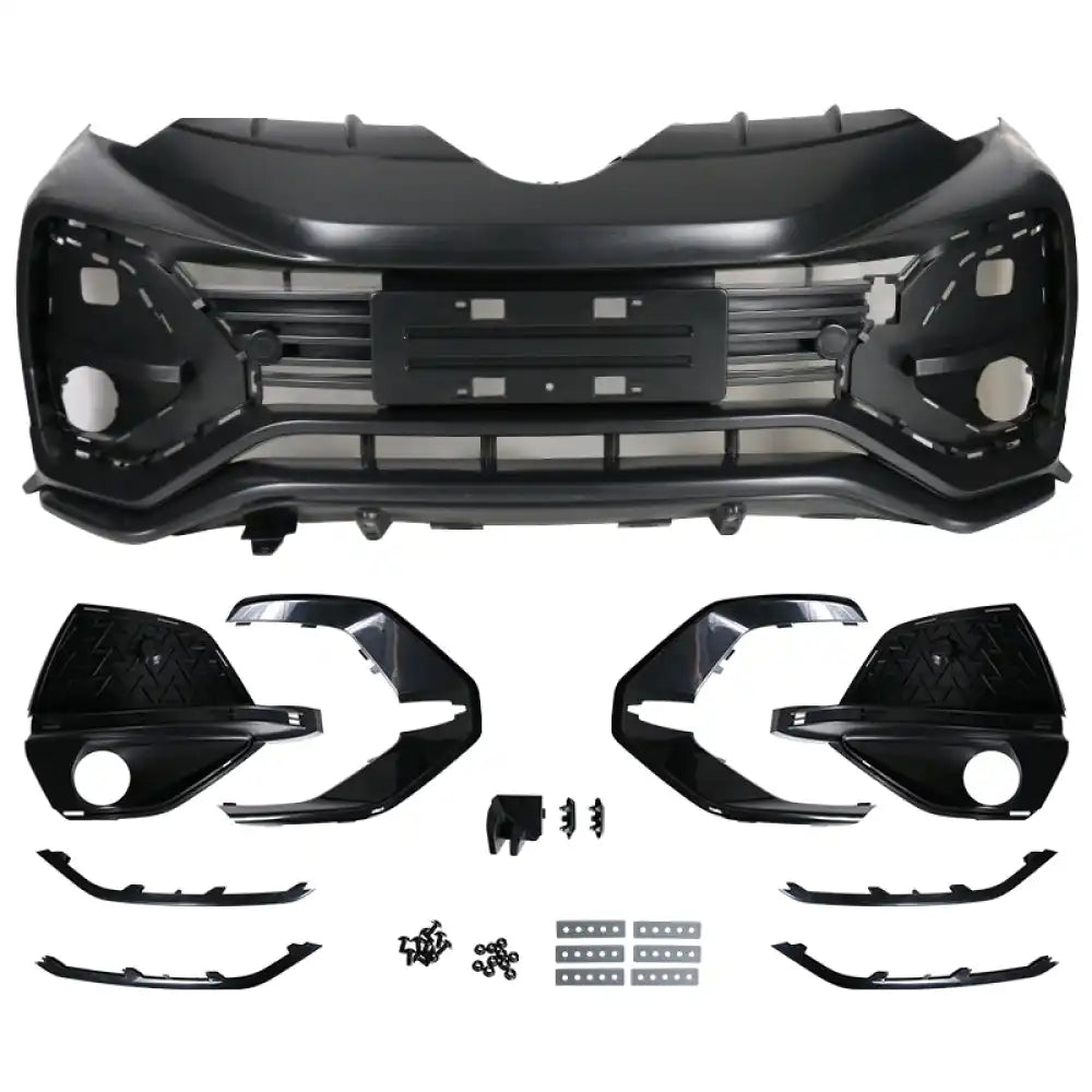 2018-2019 Toyota C-HR H Style Unpainted Front Bumper Cover PP