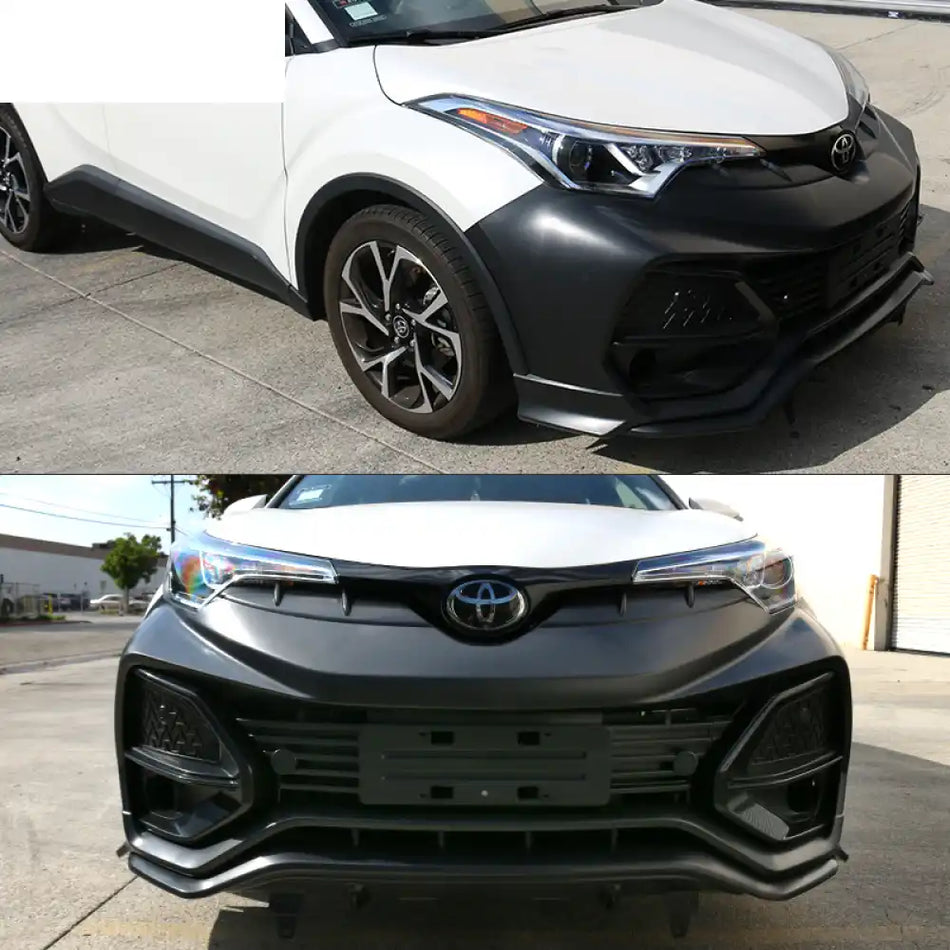 2018-2019 Toyota C-HR H Style Unpainted Front Bumper Cover PP