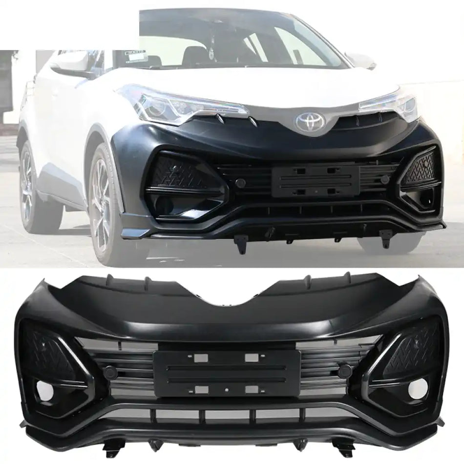 2018-2019 Toyota C-HR H Style Unpainted Front Bumper Cover PP