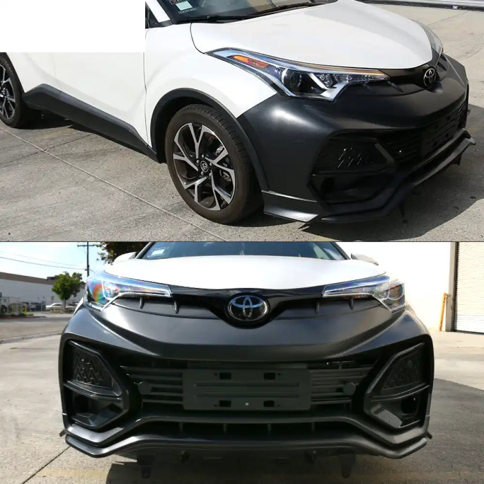 2018-2019 Toyota C-HR H Style Unpainted Front Bumper Cover PP