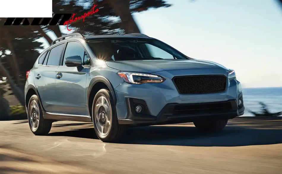2018-2020 Subaru Crosstrek Unpainted Front Bumper Upper Mesh Grille PU Unpainted Black