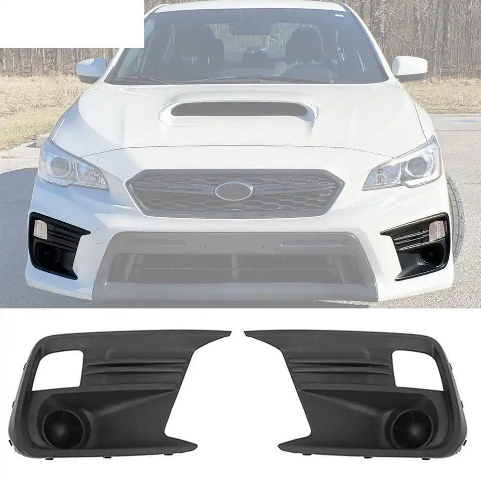 2018-2021 Subaru WRX Base OE Style Textured Black Fog Light Cover PP