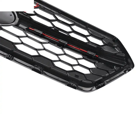 2018-2021 Subaru WRX Gloss Black W/ Red STI Style Front Grille ABS STI Style