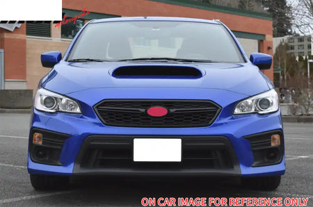2018-2021 Subaru WRX Gloss Black W/ Red STI Style Front Grille ABS STI Style