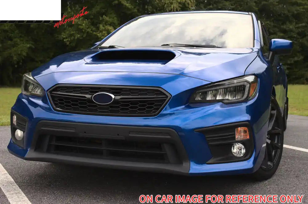 2018-2021 Subaru WRX Gloss Black W/ Red STI Style Front Grille ABS STI Style