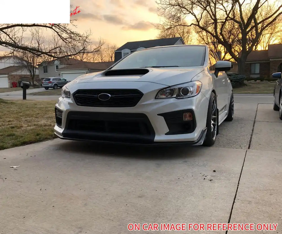 2018-2021 Subaru WRX Gloss Black W/ Red STI Style Front Grille ABS STI Style