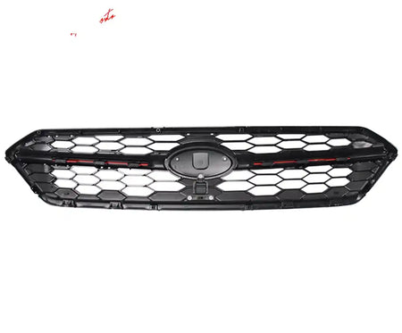 2018-2021 Subaru WRX Gloss Black W/ Red STI Style Front Grille ABS STI Style