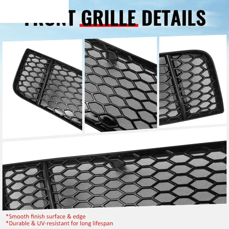 2018-2021 Subaru WRX & WRX STI Honeycomb Style Front Bumper Lower Grille Insect Prevention Gloss Black PP
