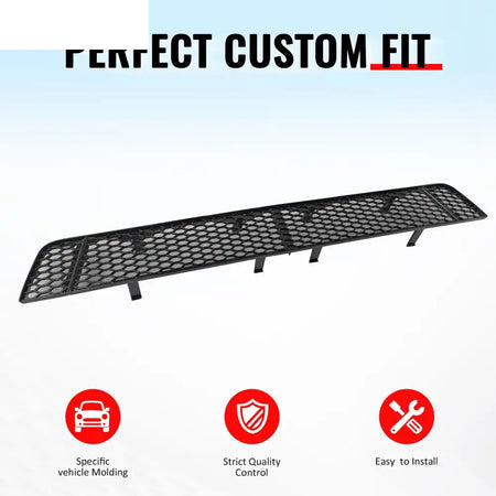 2018-2021 Subaru WRX & WRX STI Honeycomb Style Front Bumper Lower Grille Insect Prevention Gloss Black PP