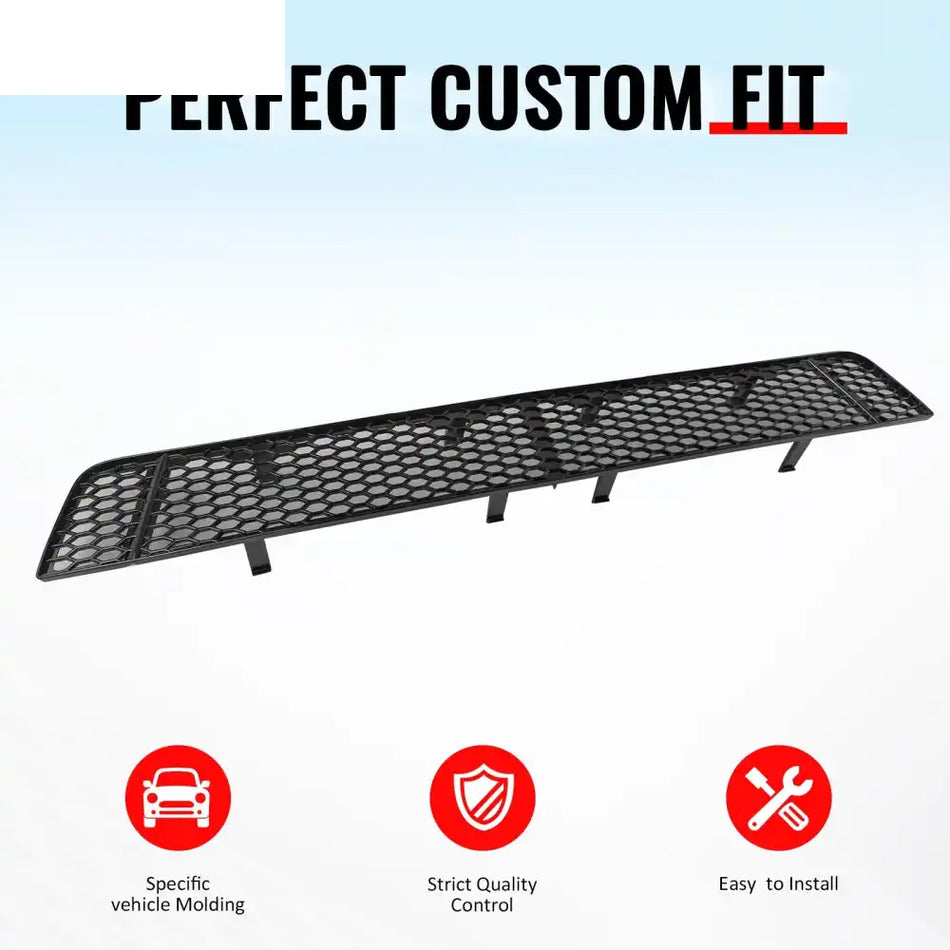 2018-2021 Subaru WRX & WRX STI Honeycomb Style Front Bumper Lower Grille Insect Prevention Gloss Black PP