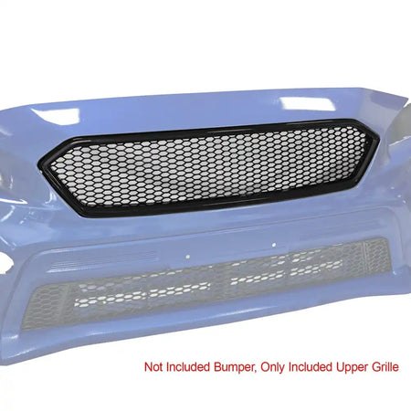 2018-2021 Subaru WRX & WRX STI Honeycomb Style Front Bumper Upper Grille Replacement Carbon Fiber Print PP Carbon Fiber