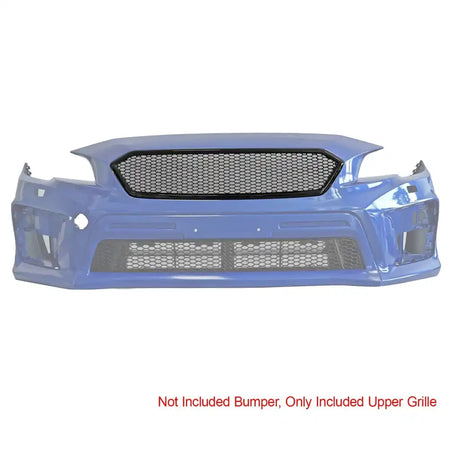 2018-2021 Subaru WRX & WRX STI Honeycomb Style Front Bumper Upper Grille Replacement Carbon Fiber Print PP Carbon Fiber