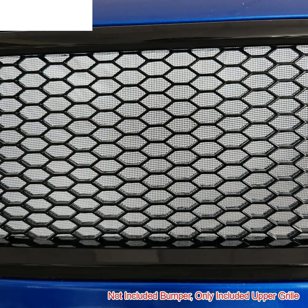 2018-2021 Subaru WRX & WRX STI Honeycomb Style Front Bumper Upper Grille Replacement Gloss Black PP Gloss Black