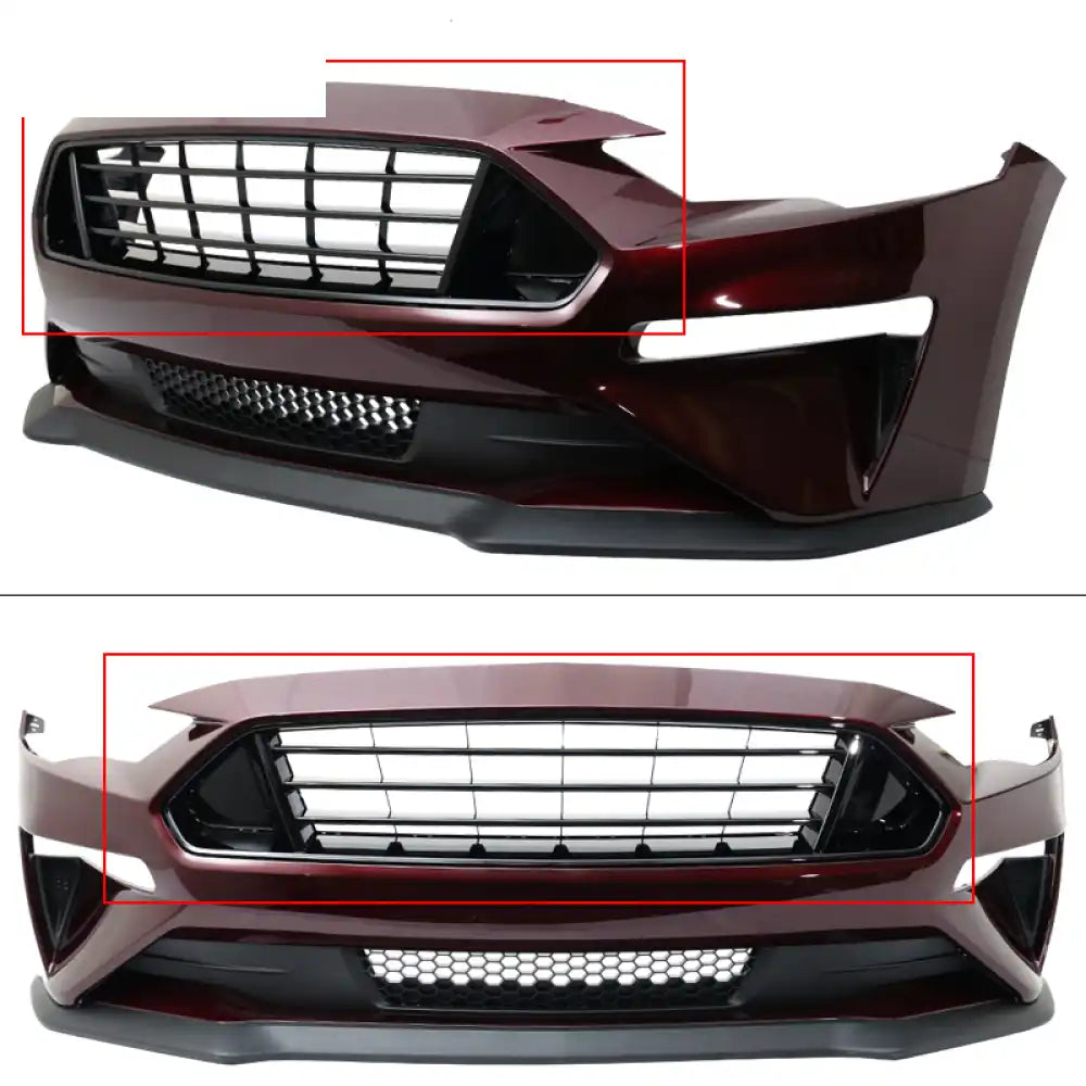 2018-2022 Ford Mustang Front Upper Grid Grille Guard Bumper Grill ABS