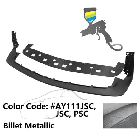 2018-2023 Dodge Challenger Demon Painted Front Bumper Lip PP Painted #AY111JSC, JSC, PSC Billet Metallic