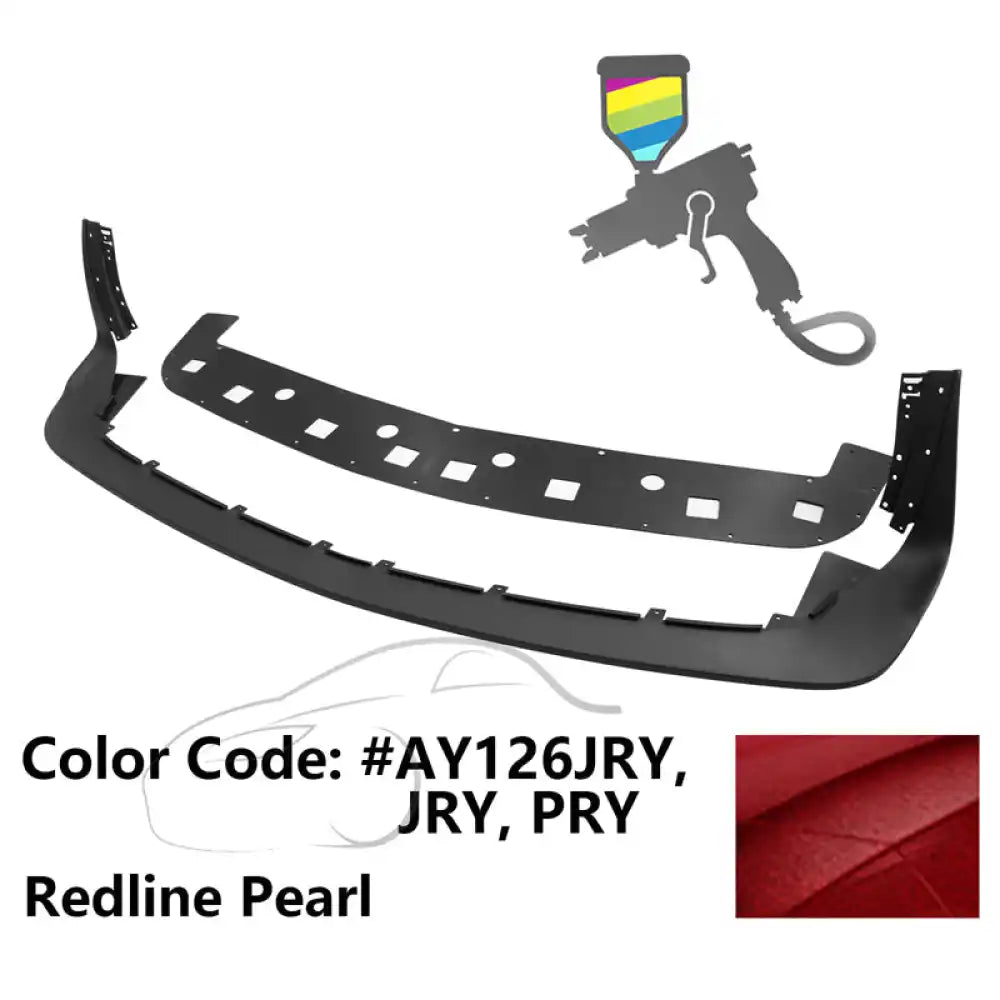 2018-2023 Dodge Challenger Demon Painted Front Bumper Lip PP Painted #AY126JRY, JRY, PRY Redline Pearl