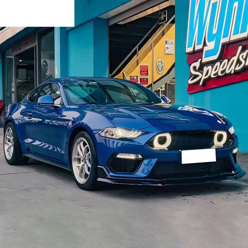 2018-2023 Ford Mustang 2021 Mach-1 Style Front Bumper Cover LED Grille