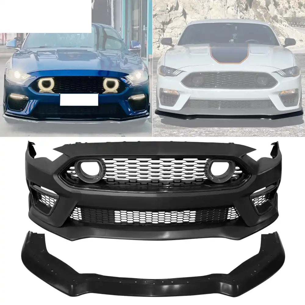 2018-2023 Ford Mustang 21+ Mach 1 Front Bumper Cover LED Grille W/ Lip