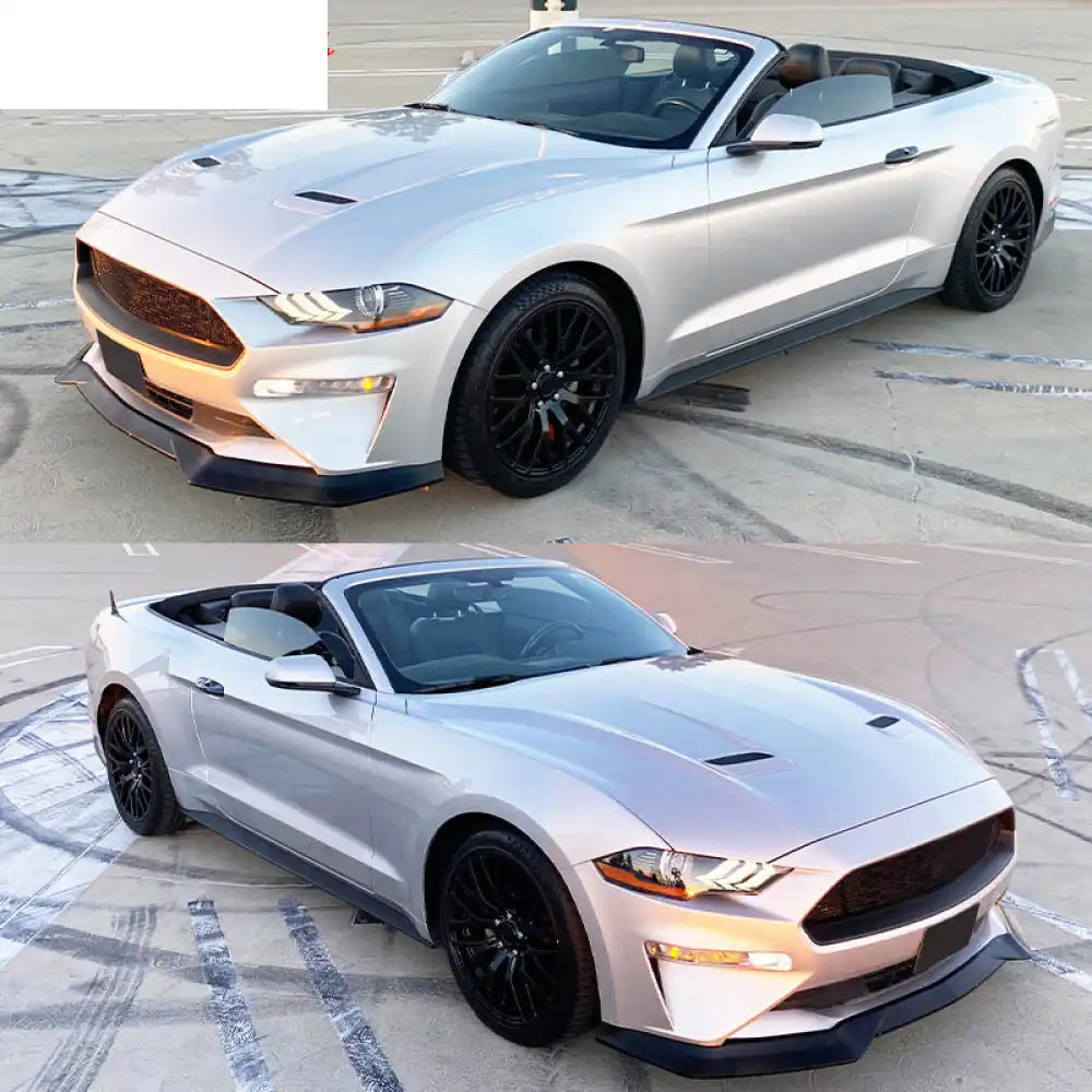 2018-2023 Ford Mustang GT R Spec Style Front Bumper Lip Splitter PP