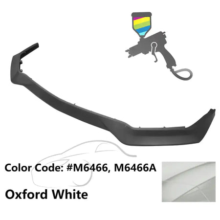 2018-2023 Ford Mustang GT R Spec Style Front Bumper Lip Splitter PP Painted #M6466 Oxford White