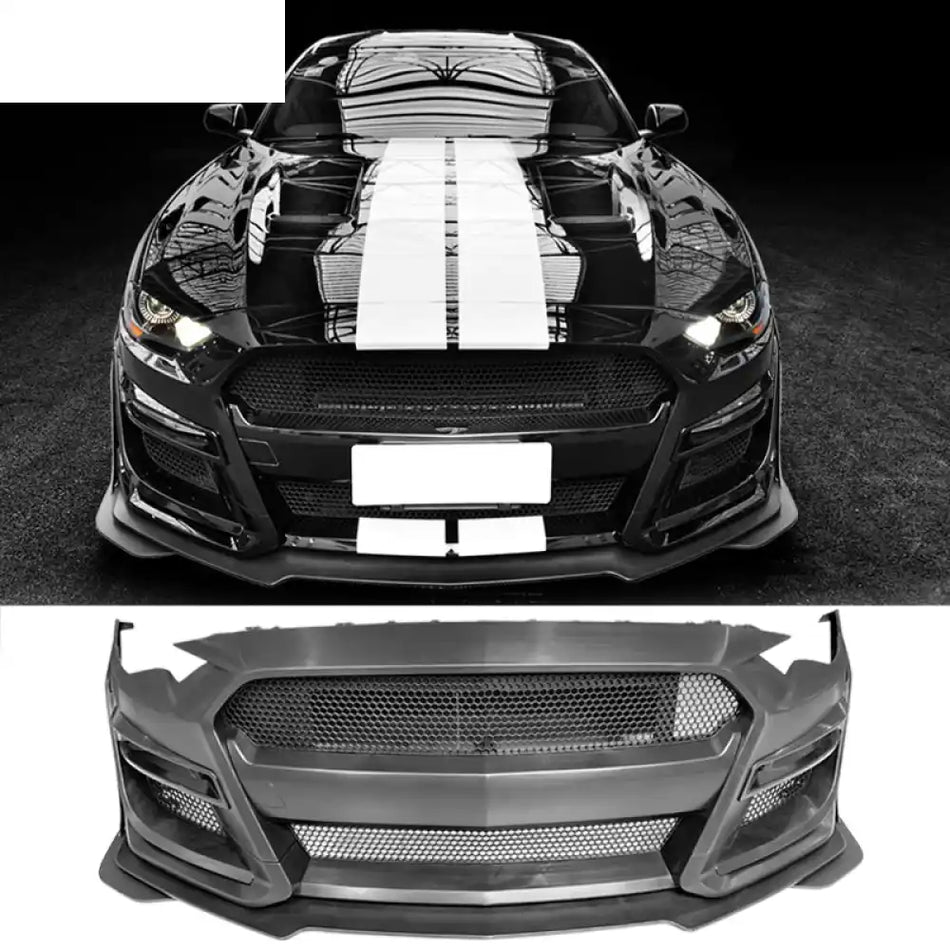 2018-2023 Ford Mustang GT500 Style Painted Front Bumper Replacement PP