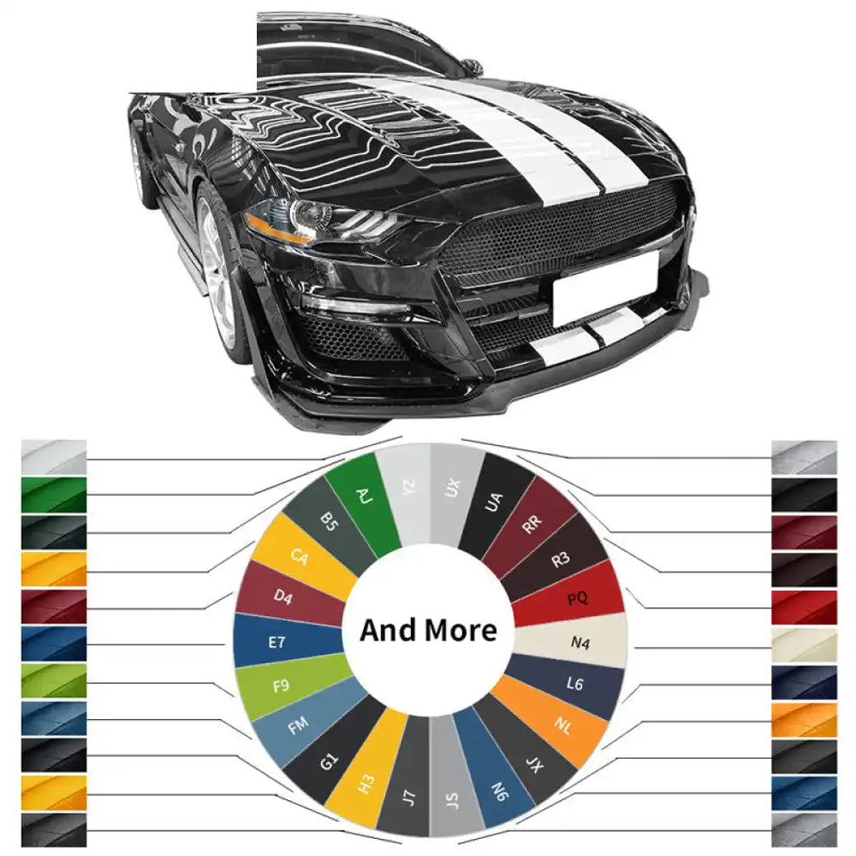 2018-2023 Ford Mustang GT500 Style Painted Front Bumper Replacement PP