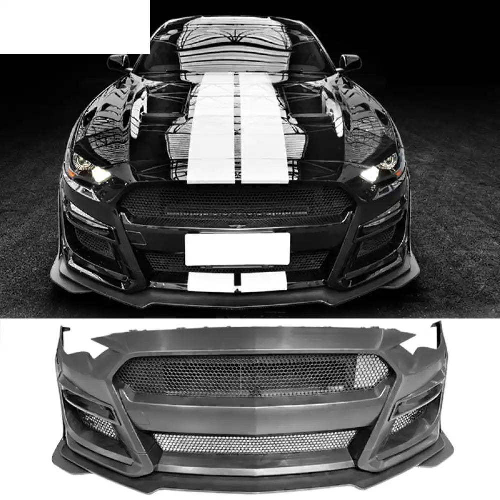 2018-2023 Ford Mustang GT500 Style Painted Front Bumper Replacement PP