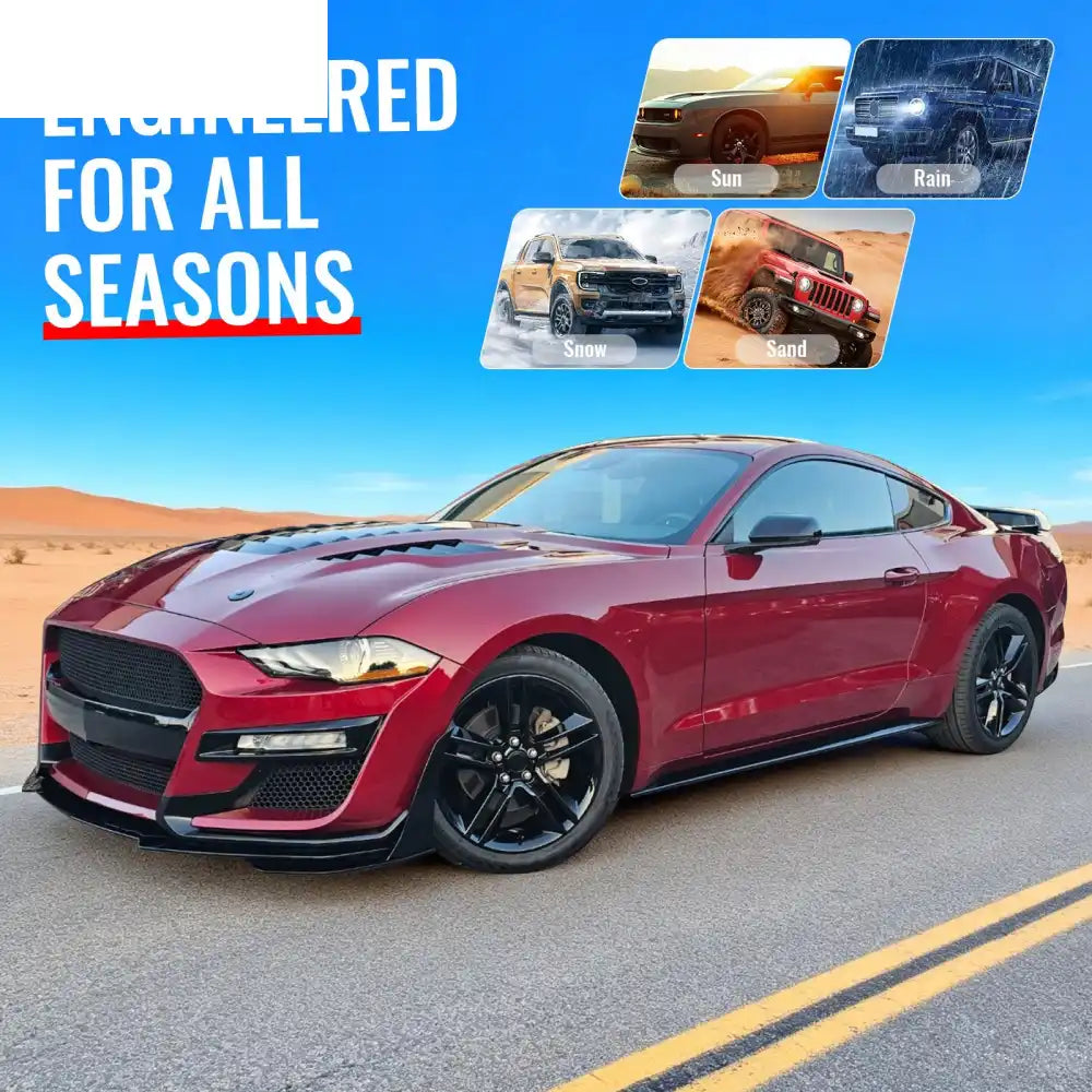 2018-2023 Ford Mustang GT500KR Style Front Hood Engine Bonnet Aluminum