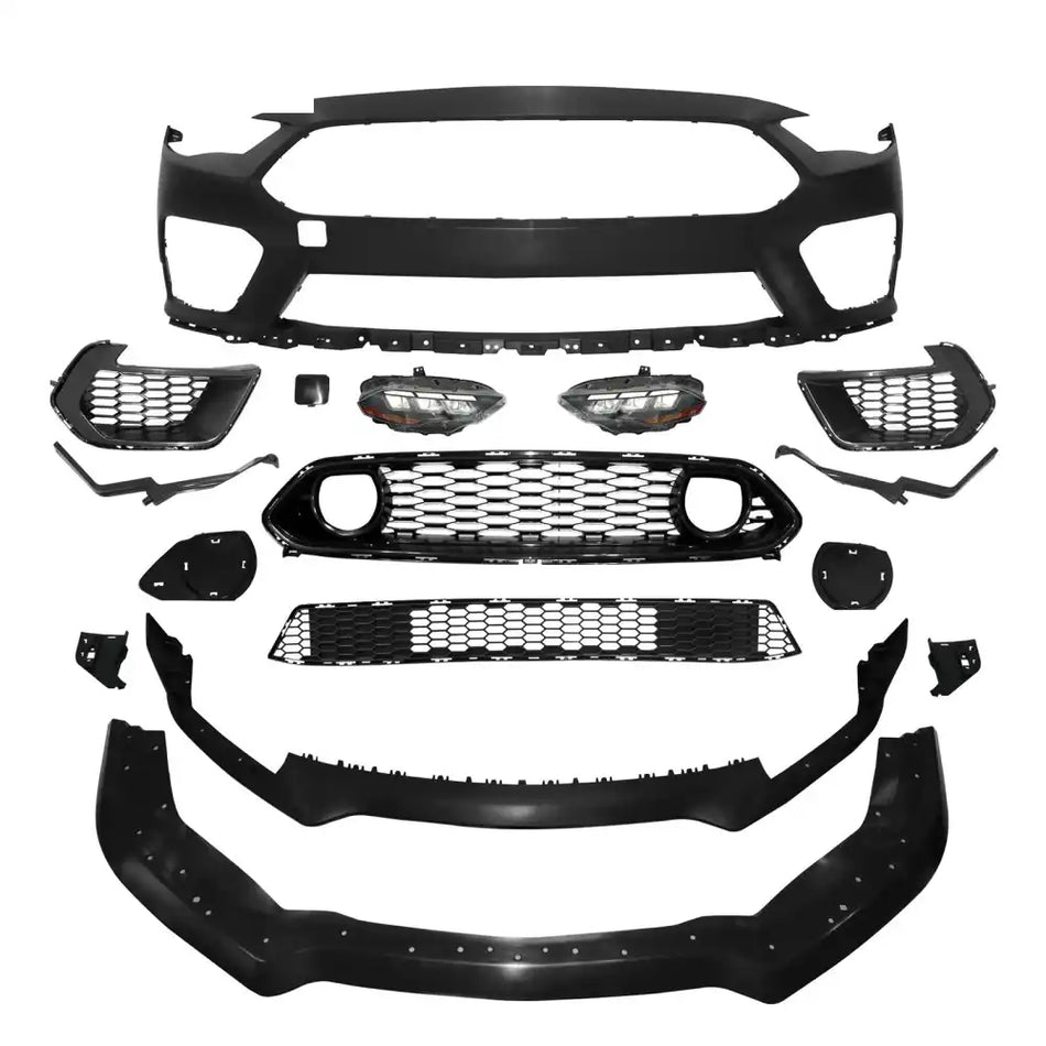 2018-2023 Ford Mustang Mach 1 Front Bumper Cover 24+ Headlights W/ Lip
