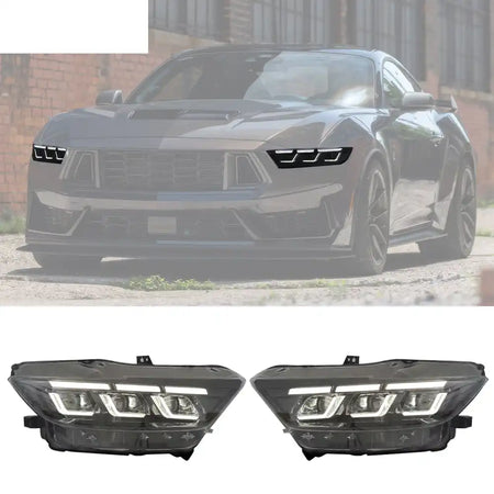 2018-2023 Ford Mustang Mach 1 Front Bumper Cover LED Grille Headlight