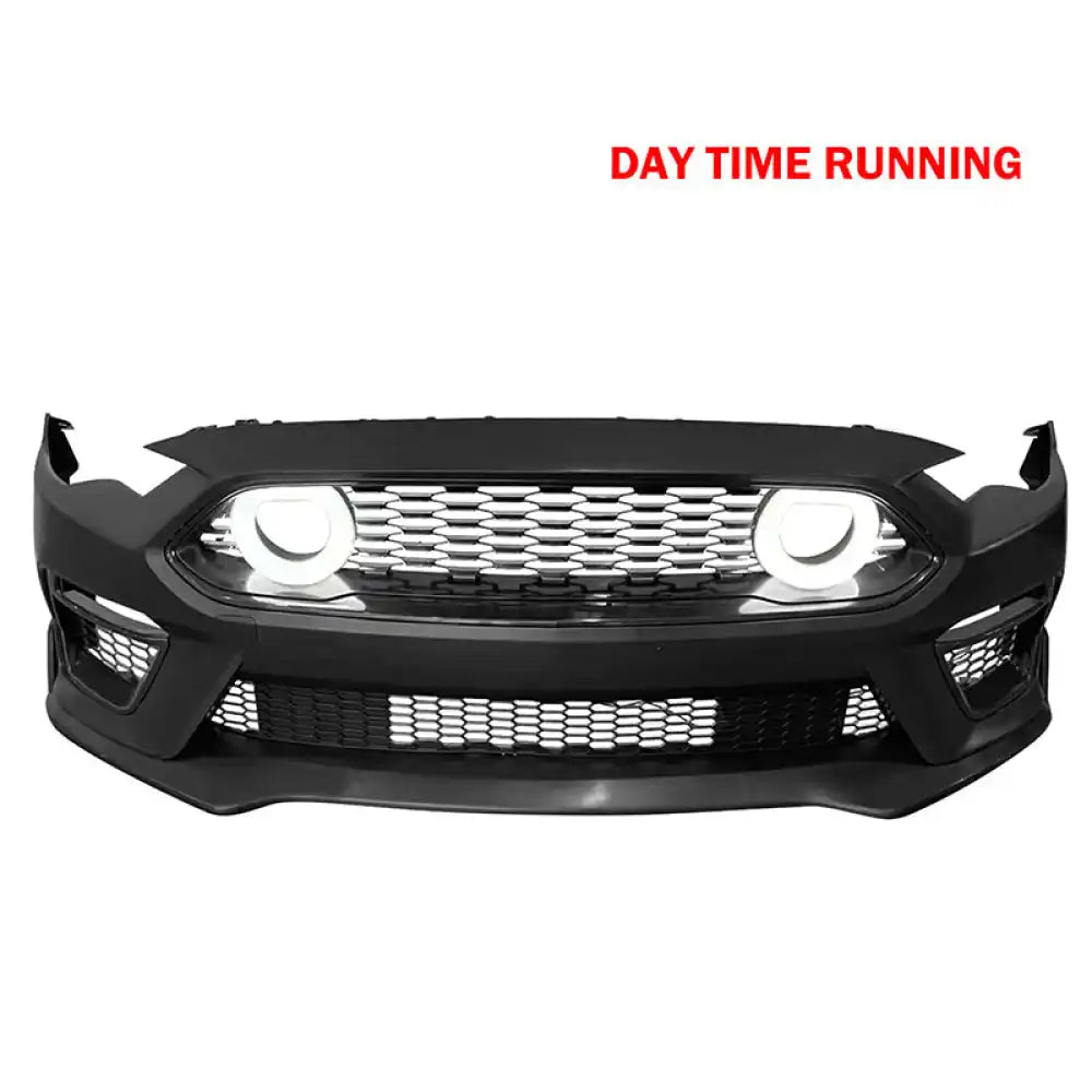 2018-2023 Ford Mustang Mach 1 Front Bumper Cover LED Grille Headlights