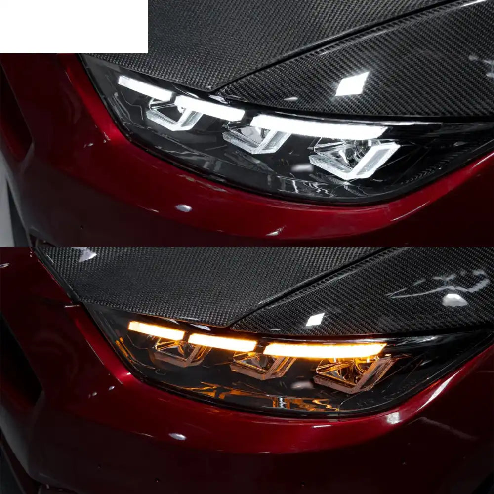 2018-2023 Ford Mustang Mach 1 Front Bumper Cover Switchback Headlights