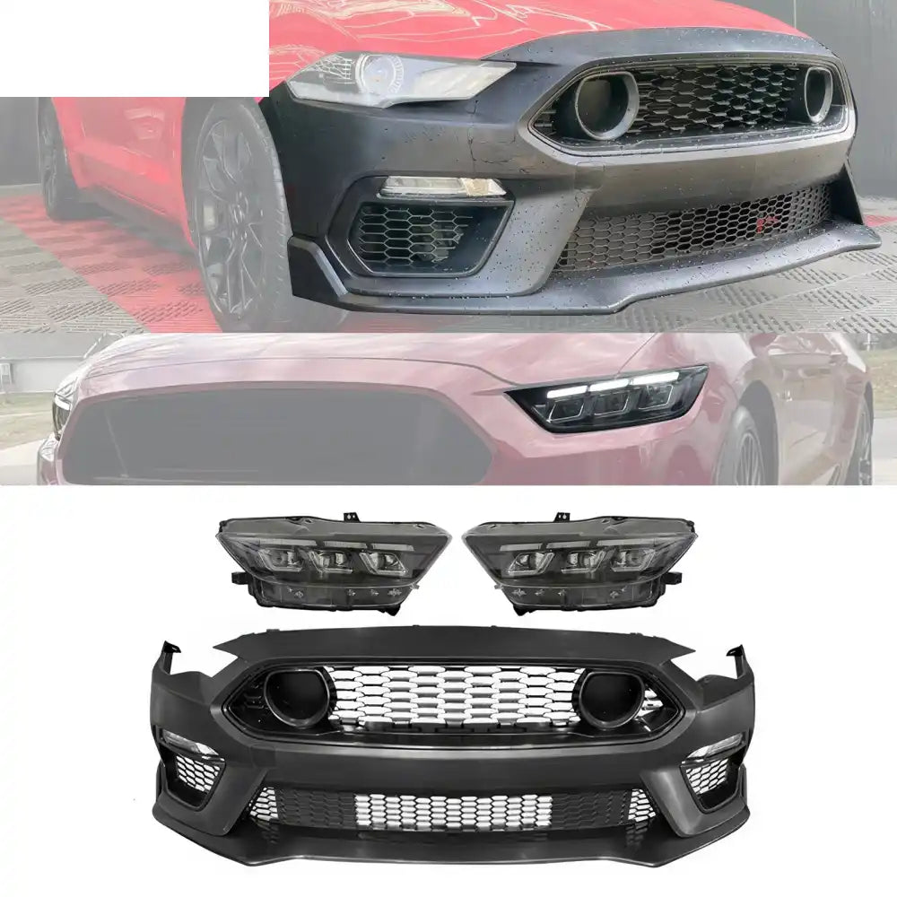 2018-2023 Ford Mustang Mach 1 Front Bumper Cover Switchback Headlights