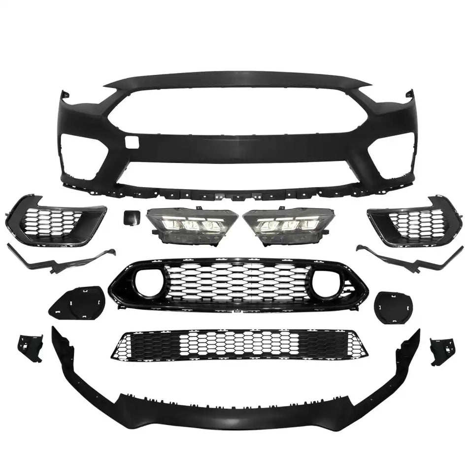2018-2023 Ford Mustang Mach 1 Front Bumper Cover Switchback Headlights