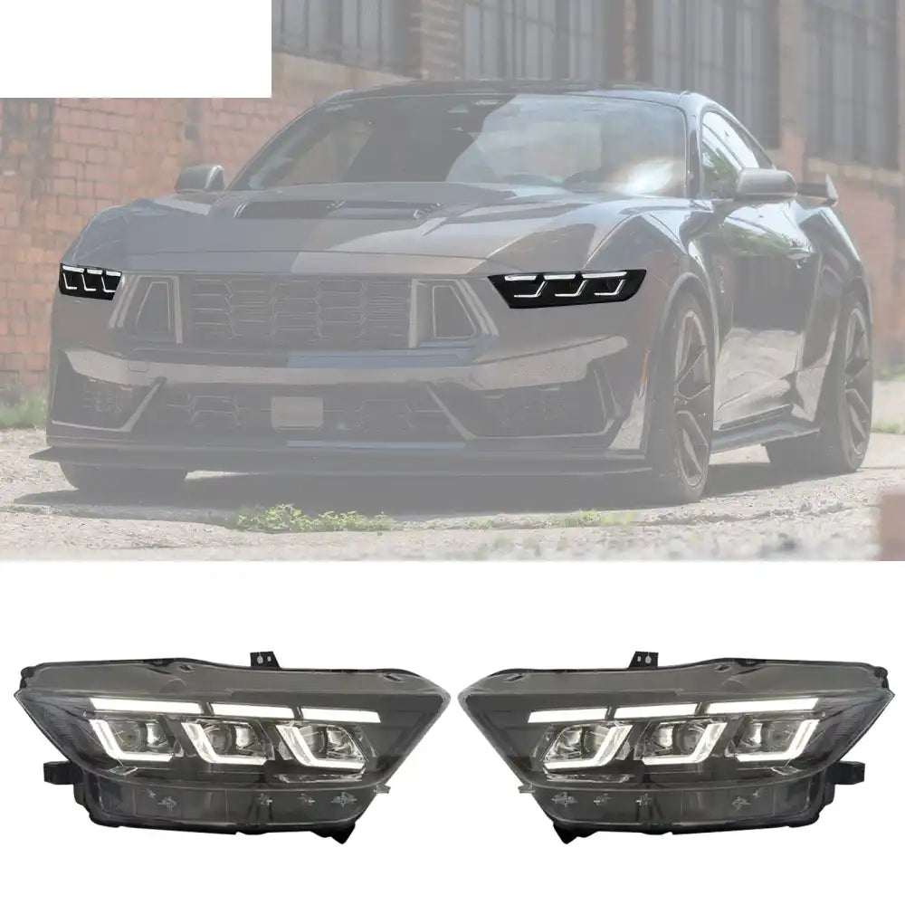 2018-2023 Ford Mustang Mach 1 Front Bumper Cover Switchback Headlights