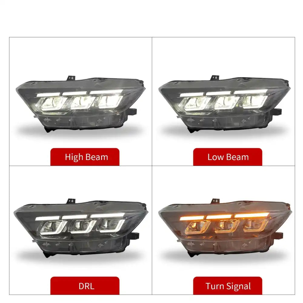 2018-2023 Ford Mustang Mach 1 Front Bumper Cover Switchback Headlights