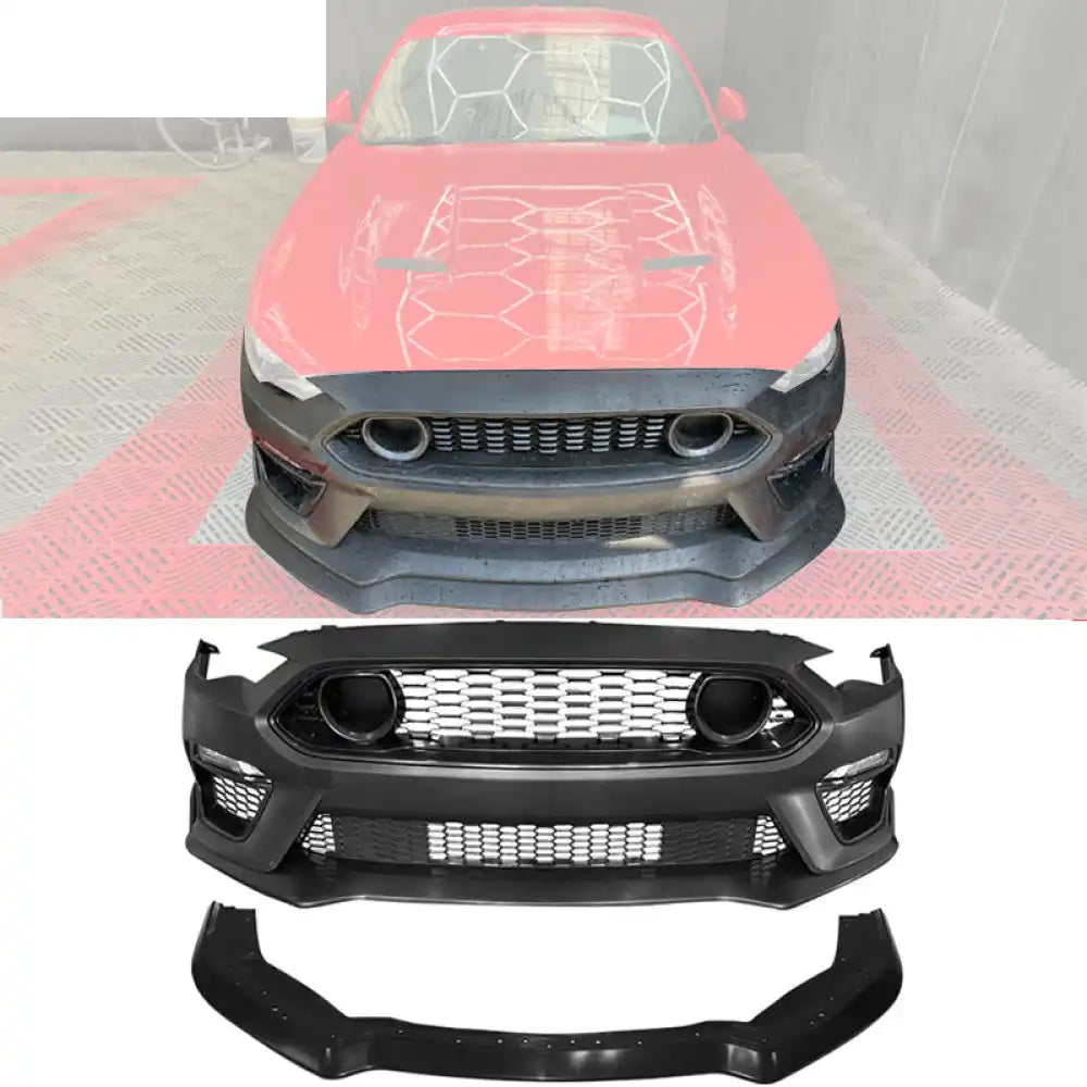 2018-2023 Ford Mustang Mach 1 Style Front Bumper Handling Package Lip