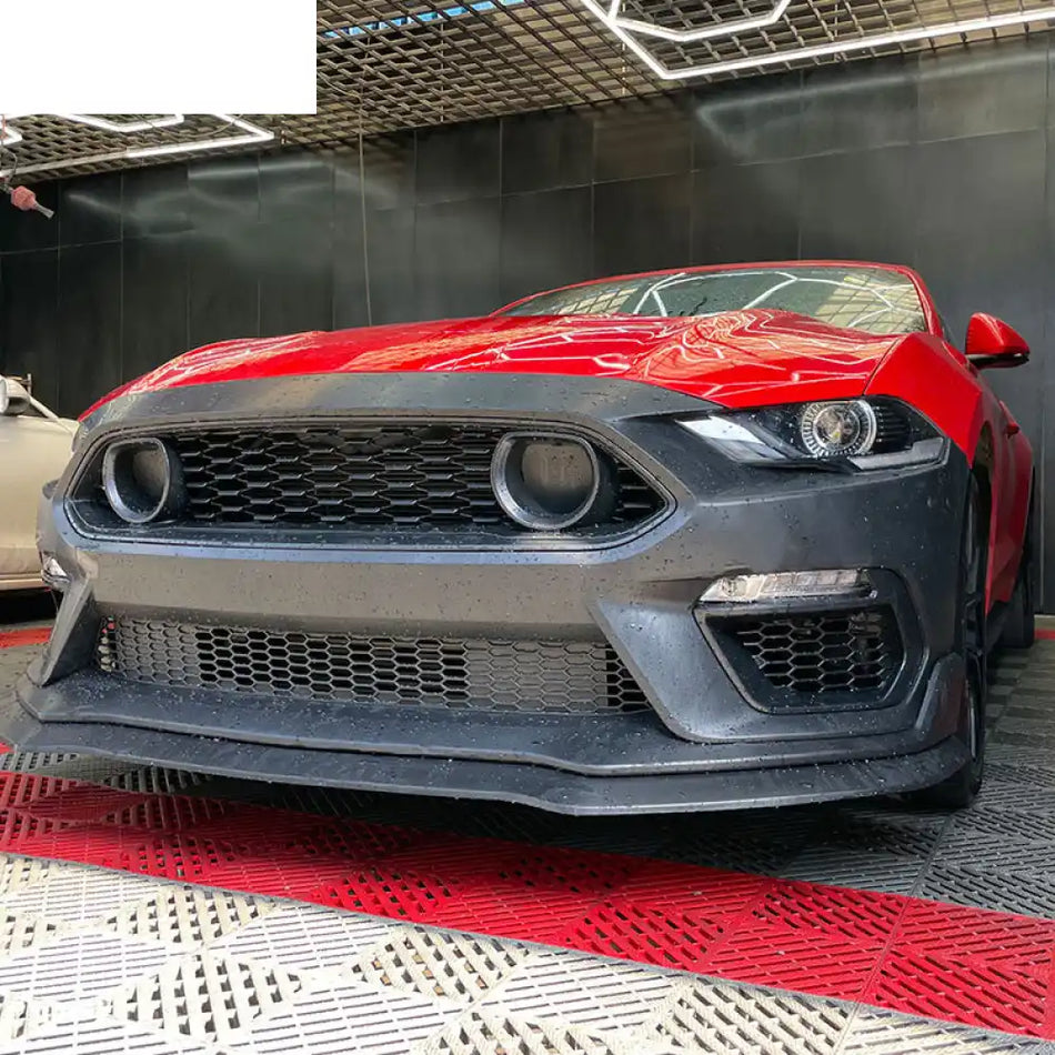 2018-2023 Ford Mustang Mach 1 Style Front Bumper Handling Package Lip