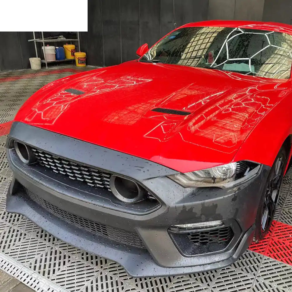 2018-2023 Ford Mustang Mach 1 Style Unpainted Front Bumper Cover PP