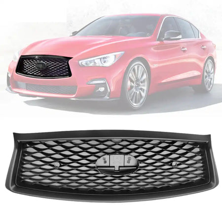 2019-2021 GMC Sierra 1500 Front Bumper Hood Grille Guard Grill Matte Black