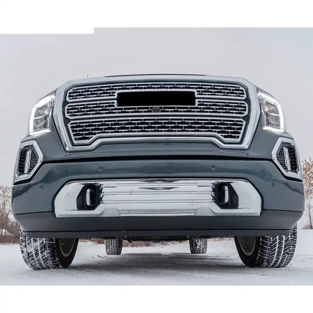 2019-2021 GMC Sierra 1500 Front Skid Plate Protection Chrome