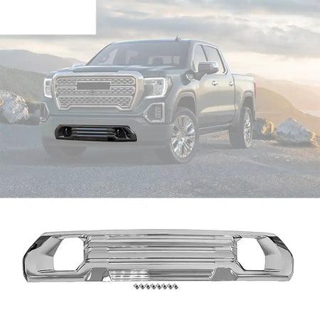 2019-2021 GMC Sierra 1500 Front Skid Plate Protection Chrome