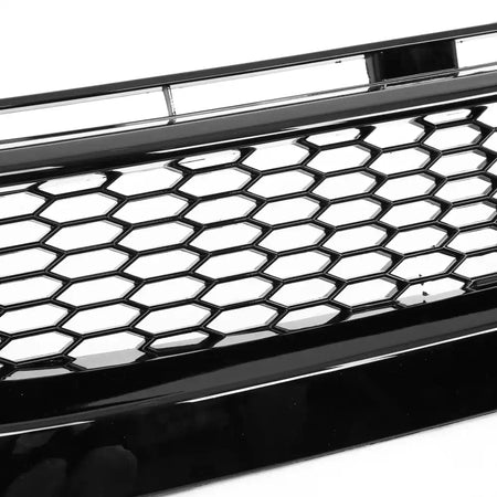 2019-2021 Honda Civic Gloss Black Honeycomb Front Upper Grille ABS
