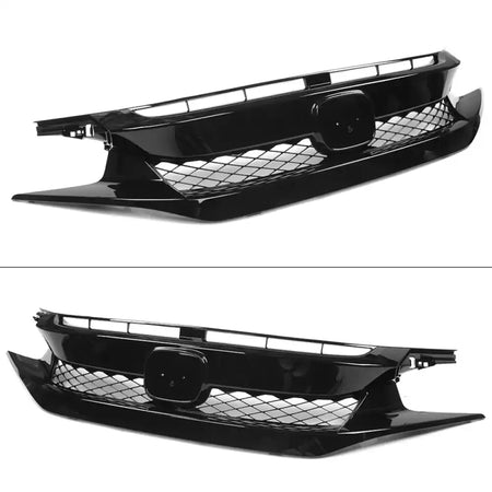 2019-2021 Honda Civic T-R Sedan Coupe Front Bumper Mesh Grille ABS