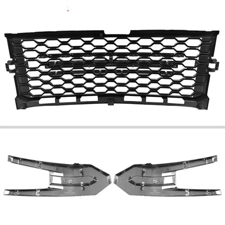 2019-2021 Silverado 1500 LT/LTZ/RST/High Country Black Car Grille