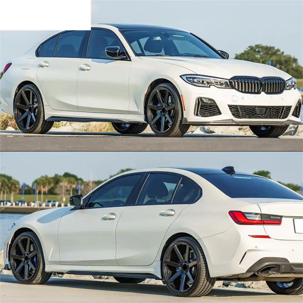 2019-2023 BMW 3 Series G20 MP Style Side Skirts+ Rocker Panel w/ Light