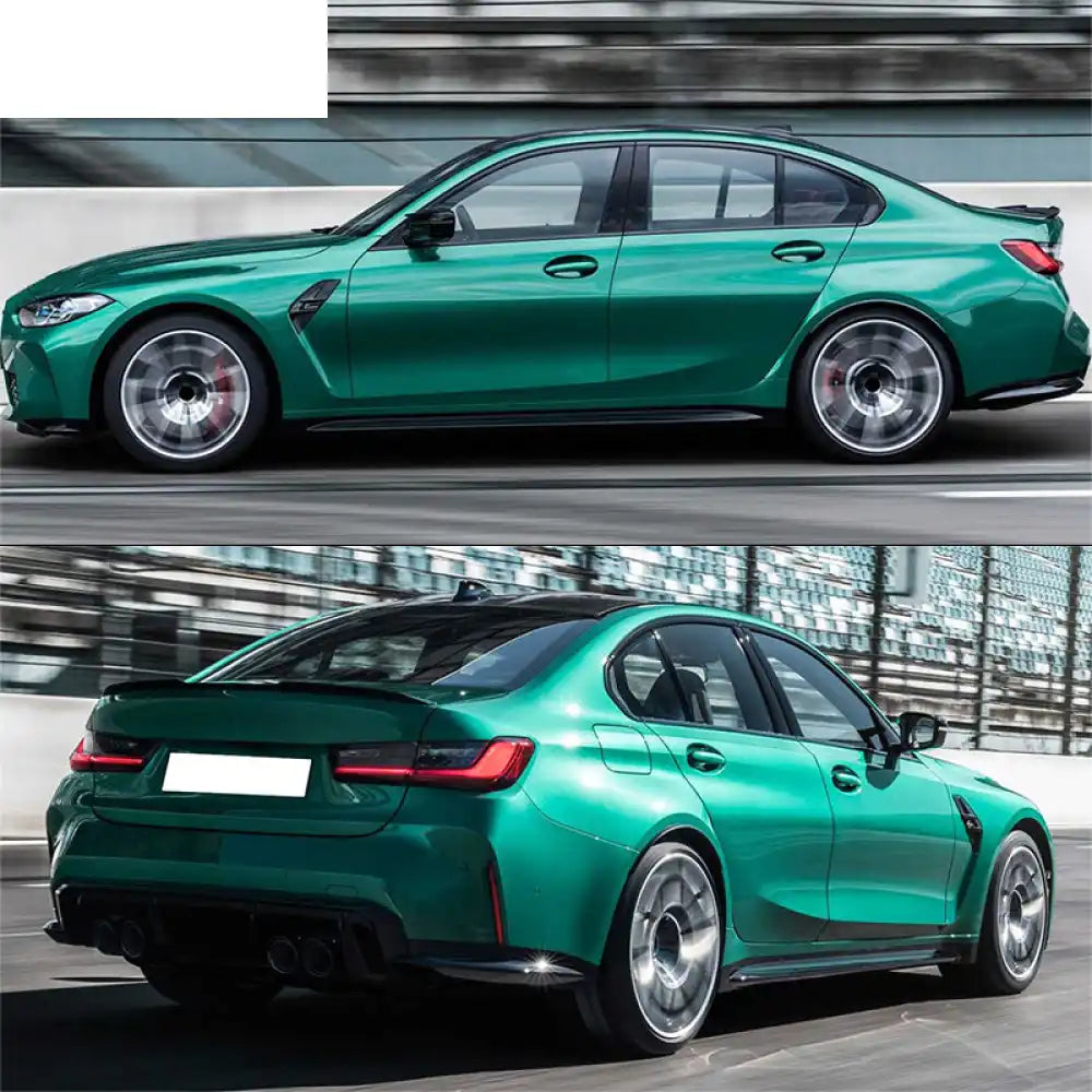 2019-2023 BMW G20 M3 Style Front Rear Bumper Retangular Tip&Side Skirt