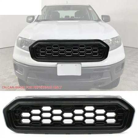 2019-2023 Ford Ranger XL/XLT/Lariat Front Upper LED Grille Smoke Lens
