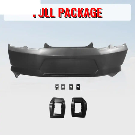 2019-2024 Chevrolet Camaro OE Style Rear Bumper Cover Replacement PP Unpainted Black